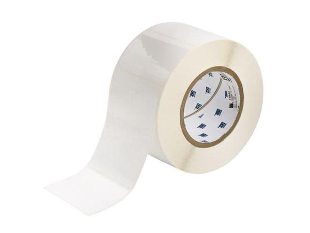 BRADY THT-19-423-1 3' x 2' White Label, Polyester
