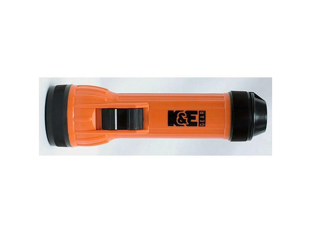 railhead gear 150 lumen industrial led flashlight, 492 ft beam distance, 40 hour run time, ipx4 weather resistant, ke-fl40