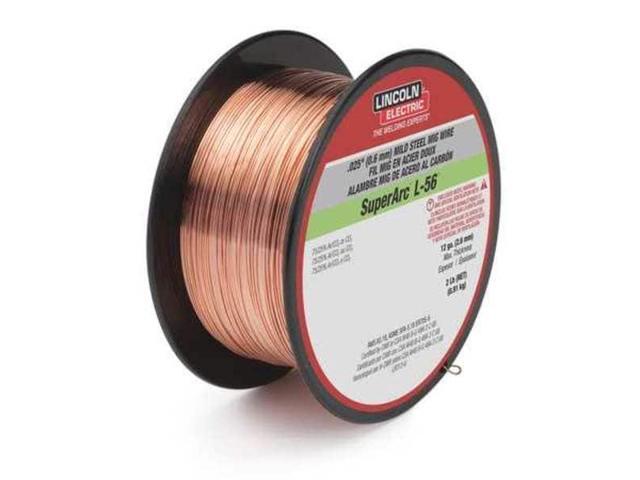 LINCOLN ELECTRIC ED030631 MIG Welding Wire,L-56,.030,Spool