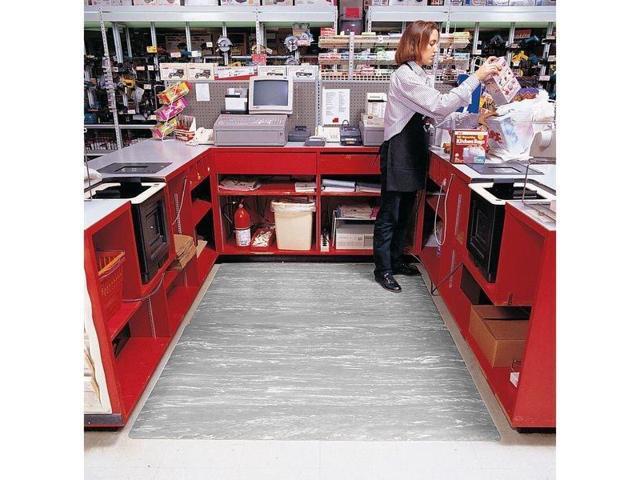 NOTRAX 470S2436GY Antifatigue Mat, 3 ft. L x 2 ft. W, 1/2' Thickness, Vinyl,