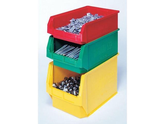 QUANTUM STORAGE SYSTEMS QMS531YL Storage Bin, Polyethylene, Yellow, 5 7/8 in H,