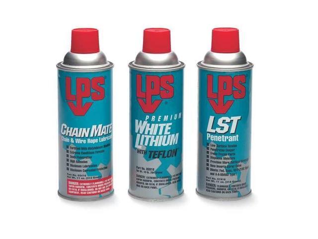 LPS 02416 Chainmate Chain and Wire Lubricant, 11 Oz Aerosol Can, Black