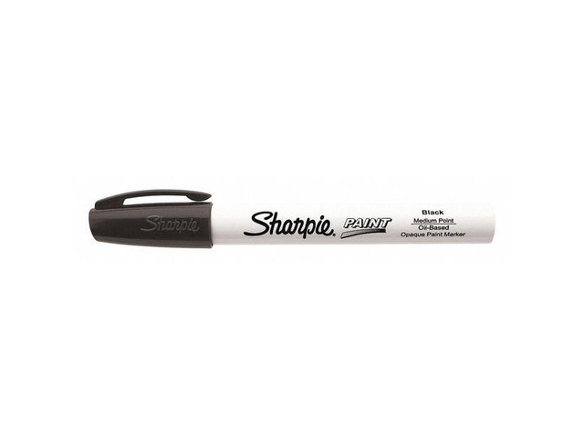Sharpie Permanent Paint Marker Medium Point Black 35549