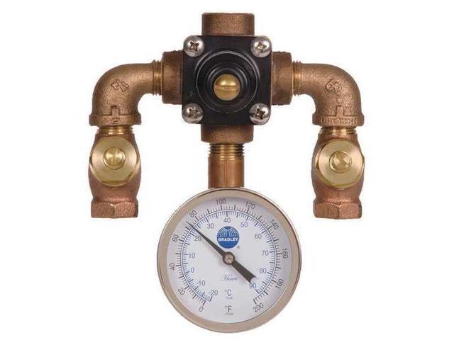 BRADLEY S19-2000 Mixing Valve,Bronze,7 gpm
