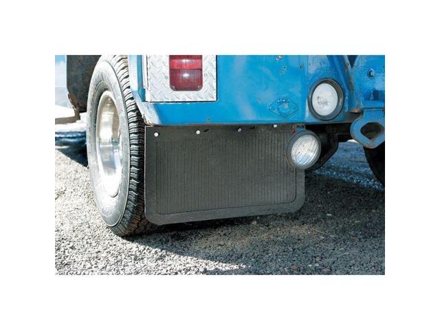 BUYERS PRODUCTS B2414LSP Mud Flaps, 14 in X 24 in, Rubber, Black, 1 PR