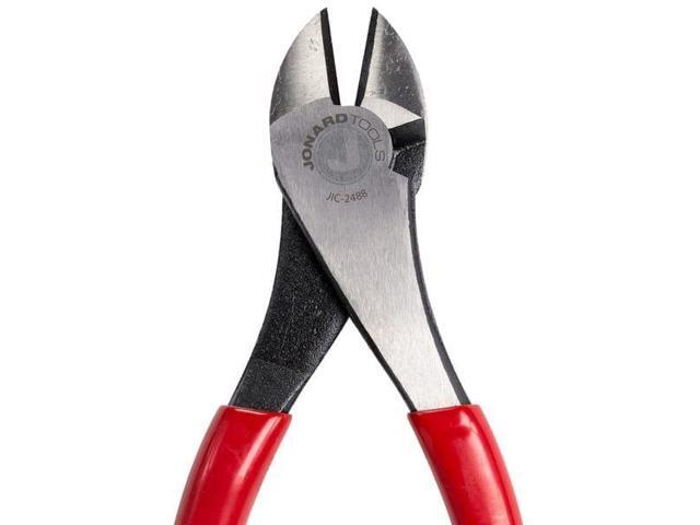 JONARD TOOLS JIC-2488 Diagonal Cutters,High Leverage,8 In.