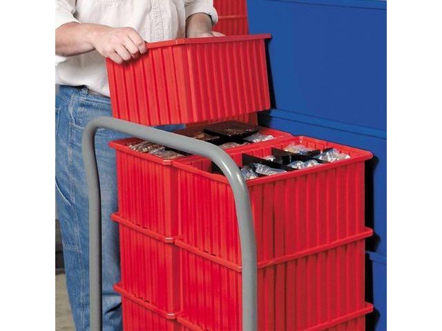 AKRO-MILS 33168BLUE Industrial Grade Polymer, Divider Box, Blue, 16 1/2 in L, 8