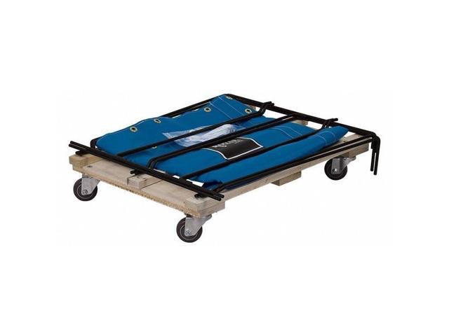 ROYAL BASKET TRUCKS G10-BBX-KDA-3UNN Knock Down Truck, 10 bu, blue vinyl