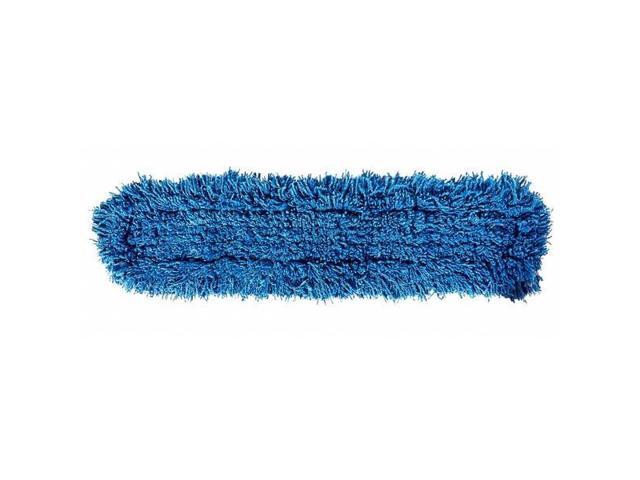 RUBBERMAID COMMERCIAL FGJ35500BL00 36 in L Flat Dust Mop, Slide On Connection,