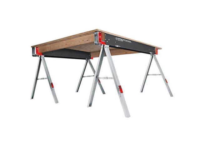 STEELMAN 67103-G Sawhorse,Work Table,47 in.,Steel