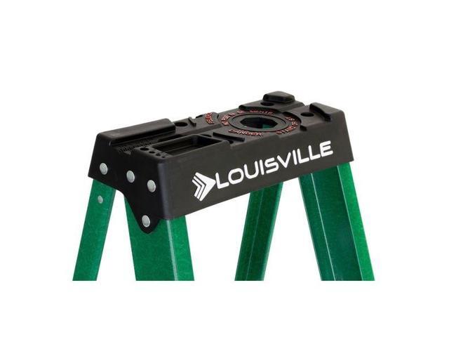 LOUISVILLE FS4004 4 ft Fiberglass Stepladder, 225 lb Capacity