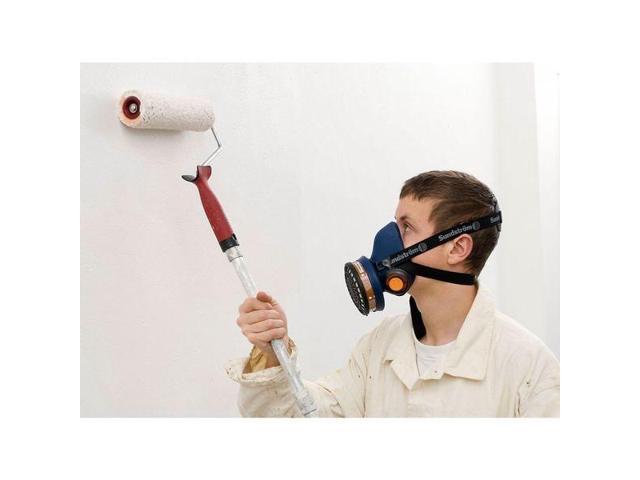 SUNDSTROM SAFETY SR 100 S/M Half Mask Respirator, SR 100, Not Rated, Snap-In