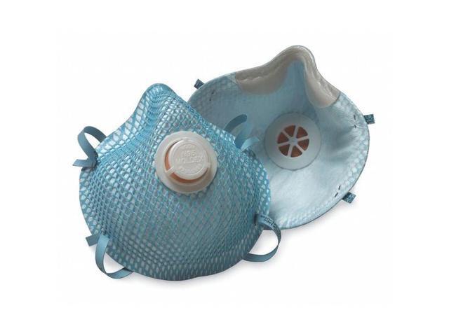 MOLDEX 2300N95 N95 Disposable Respirator, Exhalation Valve, 2300 Series,