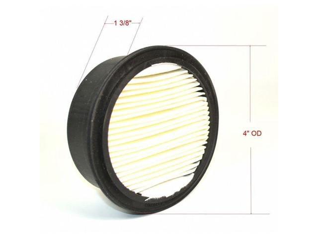 Chicago Pneumatic Pleated Filter, Paper, 1.37' Ht, 3' ID FE004