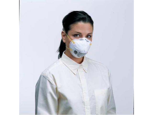 3M 8576 Disposable Respirator, Nuisance Acid Gas, P95, Molded, Dual,