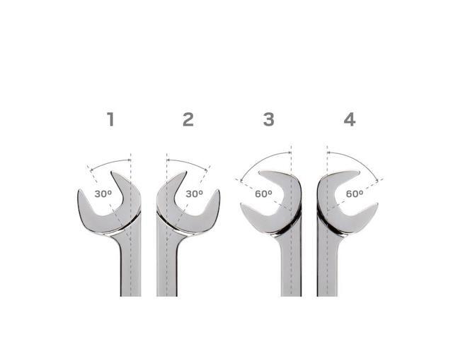 TEKTON WAE84016 16 mm Angle Head Open End Wrench