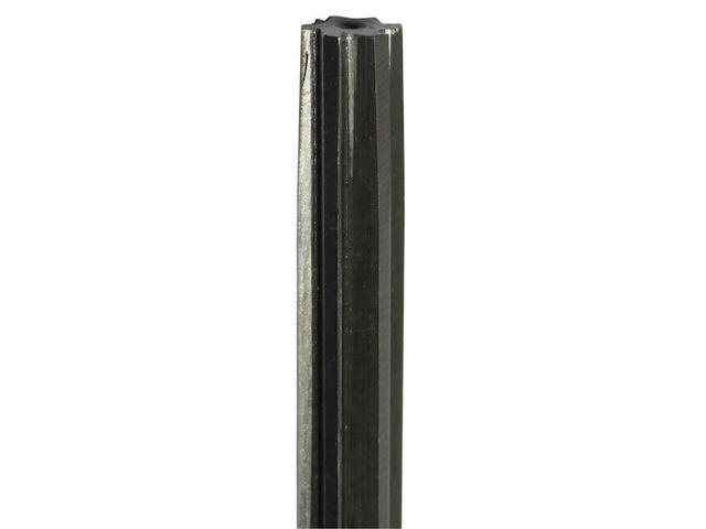 Drill America DWRRHD Series Qualtech High-Speed Steel Hand Reamer, Straight Flute, Round Shank, Uncoated (Bright) Finish, 5/8' Size (Pack of 1)