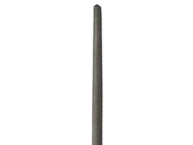 Drill America DIC12282 American Pattern Smooth Cut DIC Series Qualtech Carbon Steel Round File, 14' Length
