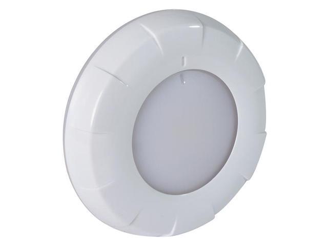 LUMITEC AURORA DOME LIGHT WHITE/BLUE LED LIGHT WHITE FINISH 12/24V