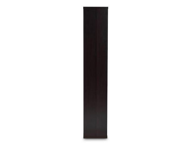 Baxton Studio Janne Modern and Contemporary Dark Brown Finished 8-Cube Multipurpose Storage Shelf