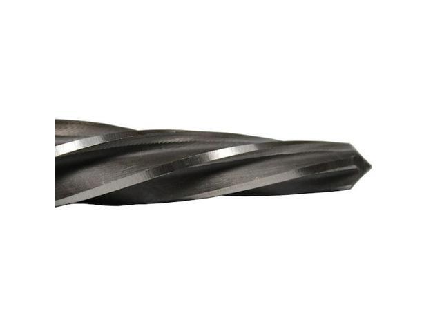 Drill America DWRRBSS3/8 DWRRB Series Qualtech Bridge Reamer, Spiral Flute, Round Shank, Uncoated (Bright) Finish, Right Hand, High Speed Steel,...