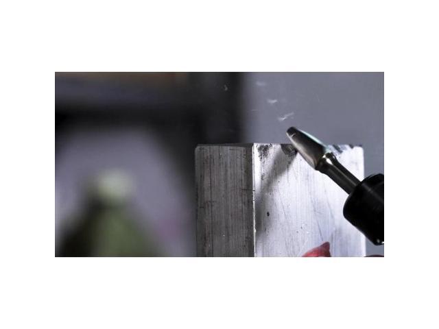 Drill America DUL Series Solid Carbide Bur, Double Cut, SK5 90 Degrees Angle, 1/4' Shank, 1/2' Head Diameter, 1/4' Cutting Length (Pack of 1)