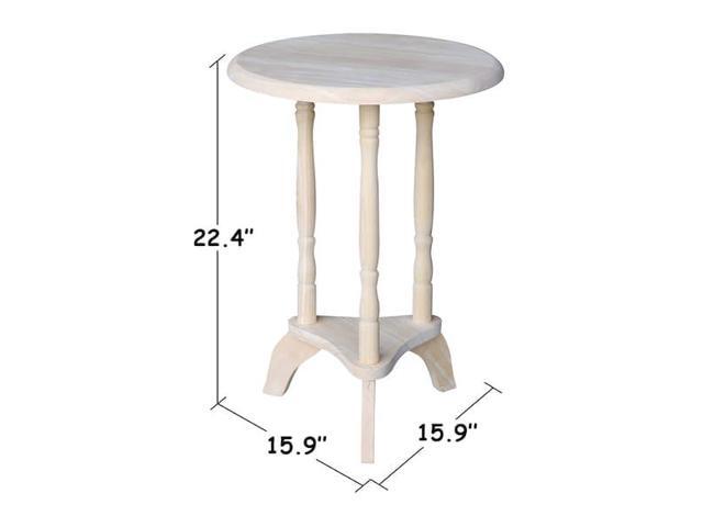 Intenational Concepts OT-601 Round Plant Table, Unfiinished