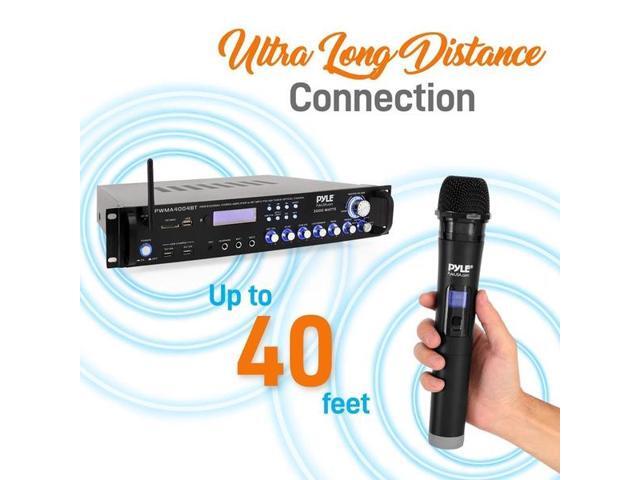 Pyle 3000W 4 Channel Bluetooth Hybrid Preamplifier System w/Microphones & Remote - image 8