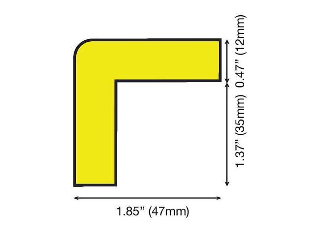KNUFFI 60-6772 Corner Guard,Dome Shape,1-23/32' D