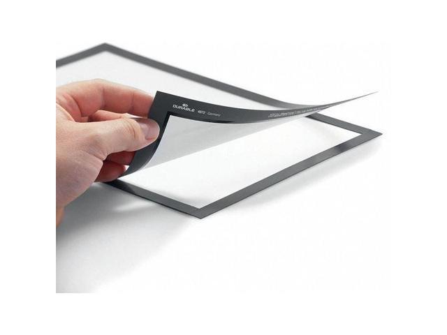 ZORO SELECT 491301 Sign Holder,5 1/2' x 8 1/2' Size,PK2