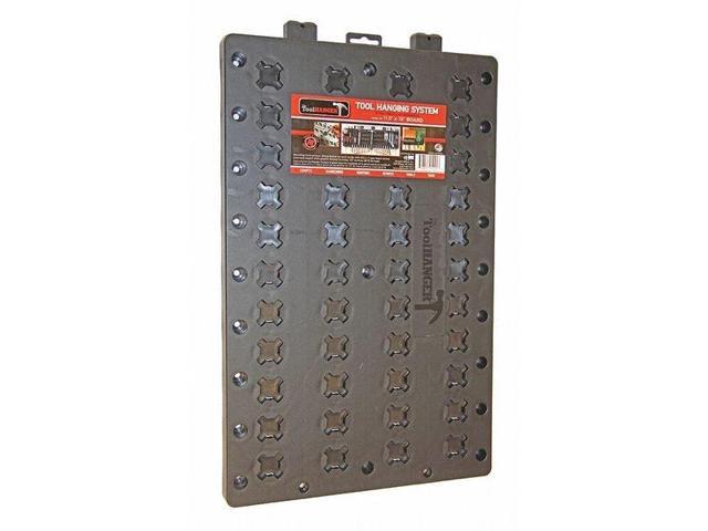 TOOLHANGER 1001 Tool Hanger Board,Black,50 lb. Capacity