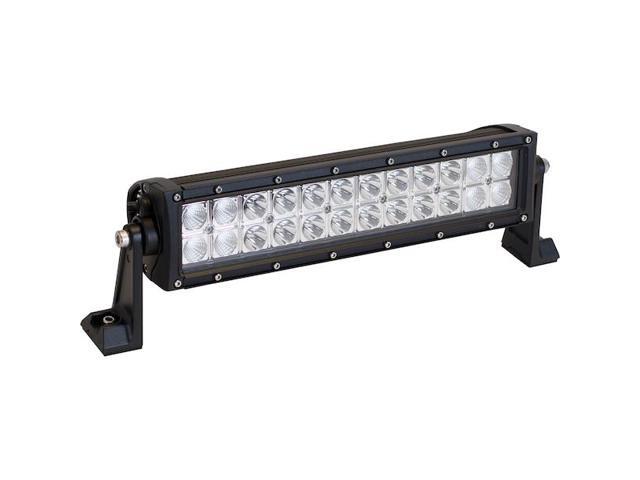 buyers products 14 inch 6480 lumen led combination spot-flood light bar, black (1492161)
