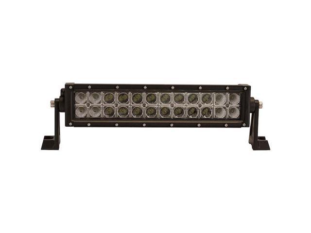 buyers products 14 inch 6480 lumen led combination spot-flood light bar, black (1492161)