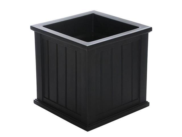 MAYNE 4838-B Cape Cod Patio Planter 20x20 - Black
