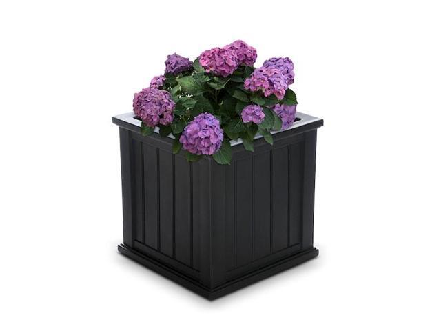 MAYNE 4838-B Cape Cod Patio Planter 20x20 - Black