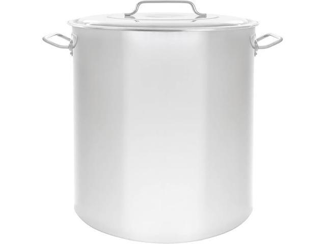 CONCORD S4548S S-Series Stainless Steel Brew Kettle w/ Domed Lid- 80 Quart
