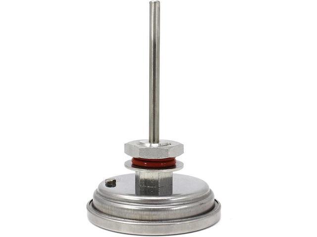CONCORD PF300-MT 3' Stainless Steel Thermometer with Mounting Assembly