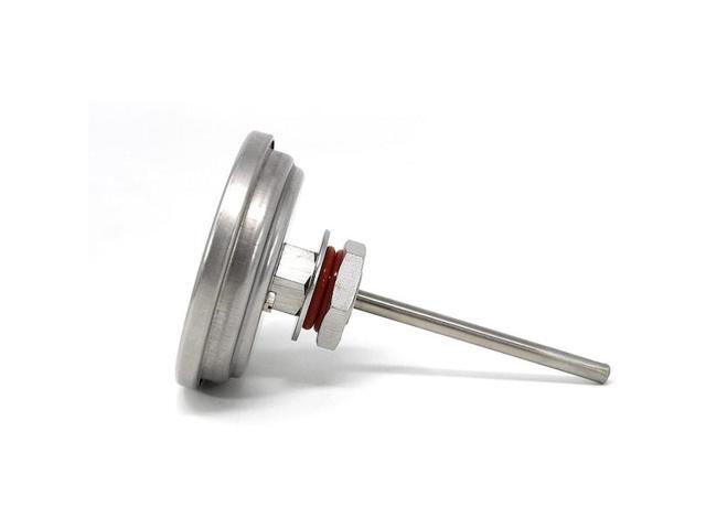 CONCORD PF300-MT 3' Stainless Steel Thermometer with Mounting Assembly