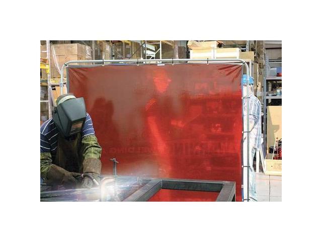 ACCUFORM PWD100RD Welding Screen, Danger Shield Your Eyes From the Arc, Vinyl,
