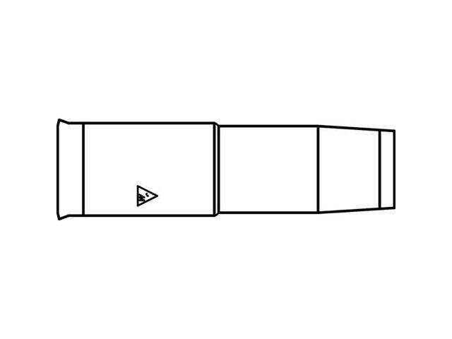 TWECO 12201341 Nozzle,Slip-On,Bore 1/2 In,PK2