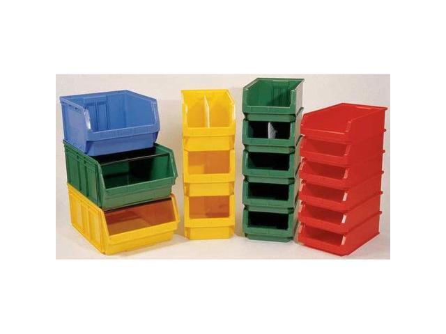 QUANTUM STORAGE SYSTEMS QMS531YL Storage Bin, Polyethylene, Yellow, 5 7/8 in H,