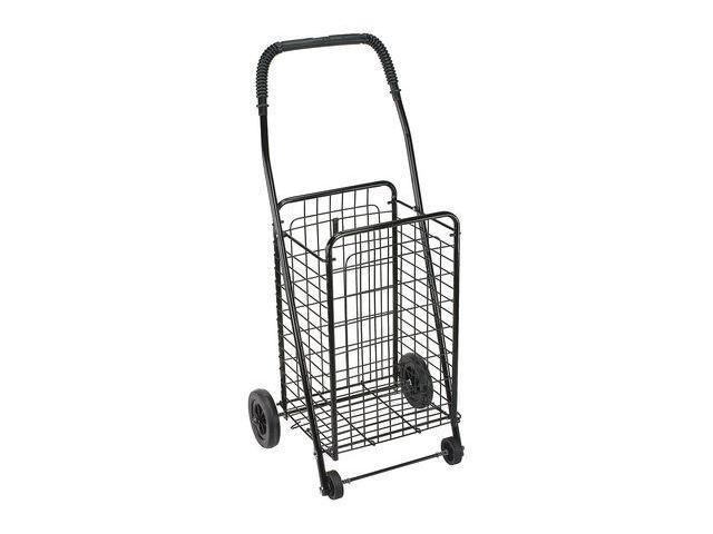 Photos - Other Power Tools DMI 640-8213-0200 4-Wheeled Folding Shopping Cart in Black