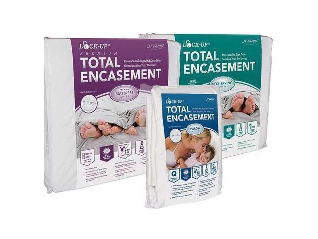 LOCKUP 80TWBOX Premium Box Spring Encasement, Twin