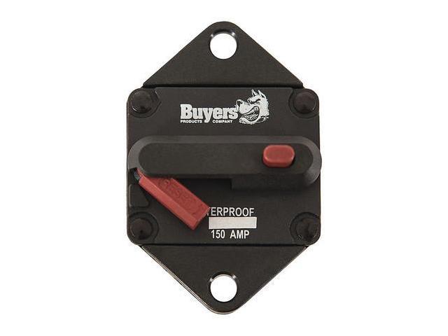 Photos - Lawn Mower Accessory BUYERS PRODUCTS CB152PB Push-to-Trip Circuit Breaker, 150A