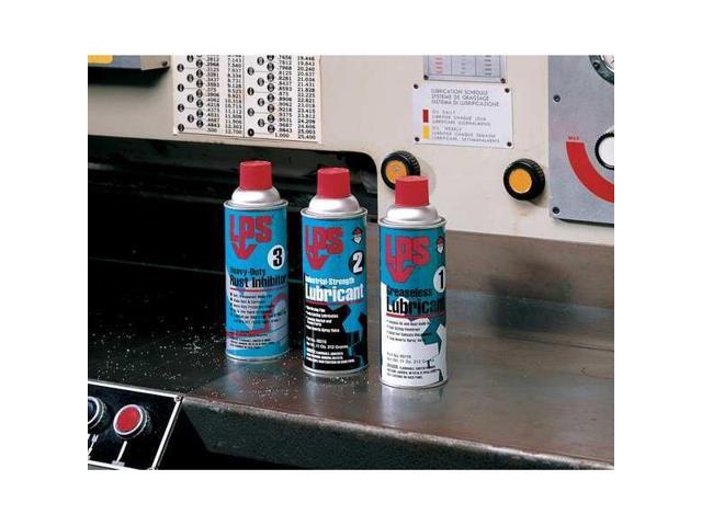 LPS 00216 Heavy-Duty Lubricant, No Food Contact, 16 oz Aerosol Can, Brown