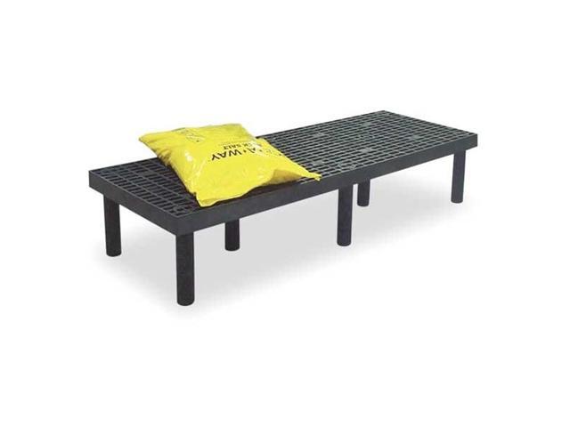 STRUCTURAL PLASTICS D6624 Dunnage Rack, Grid, HDPE, 1000 lb Load Capacity, 12