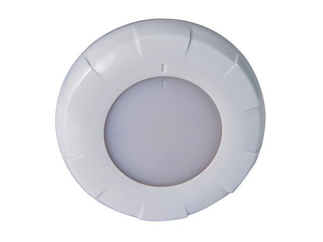 LUMITEC AURORA DOME LIGHT WHITE/BLUE LED LIGHT WHITE FINISH 12/24V