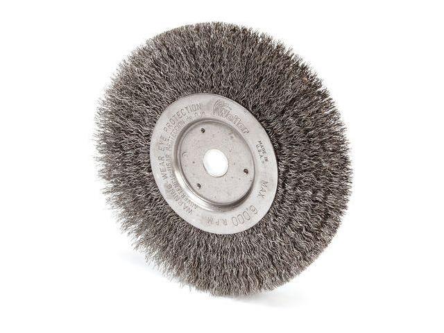 Photos - Other Power Tools WEILER 93112 Crimped Wire Wheel Wire Brush, Threaded Arbor 1065 