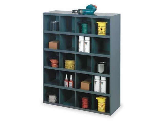DURHAM MFG 351-95 Prime Cold Rolled Steel Pigeonhole Bin Unit, 12 in D x 42 in