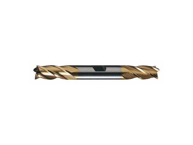 CLEVELAND C75001 Square End Mill,0.2340' L of Cut,TiN